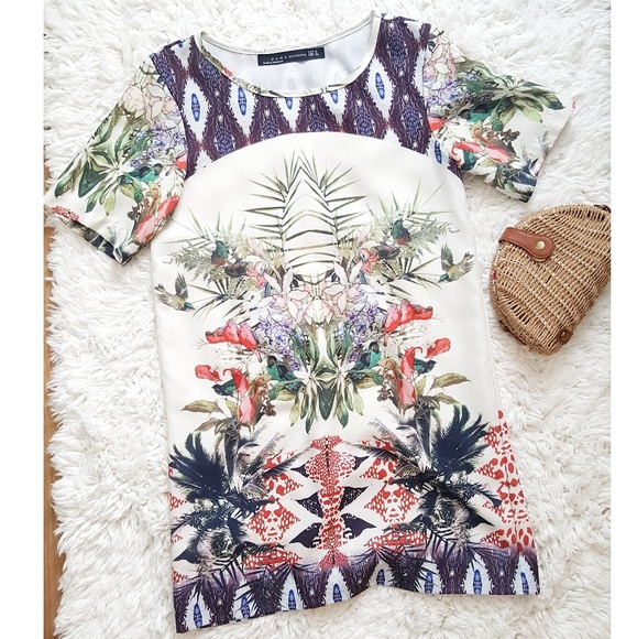 Zara Dresses & Skirts - Zara Patterned Dress